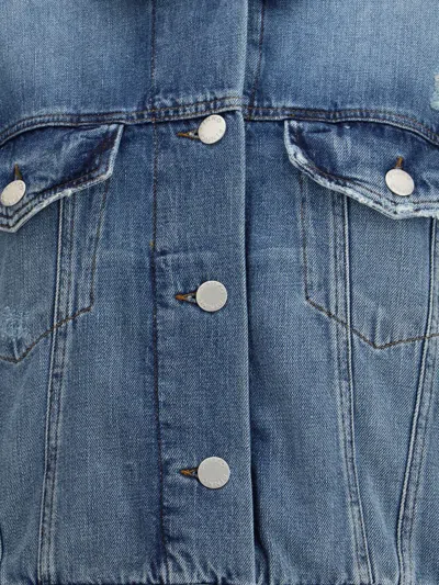 Pinko Distressed Denim Jacket