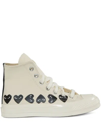 Comme Des Garçons Play Multi Heart Converse X Comme Des Gar S Play Hi-top Sneakers