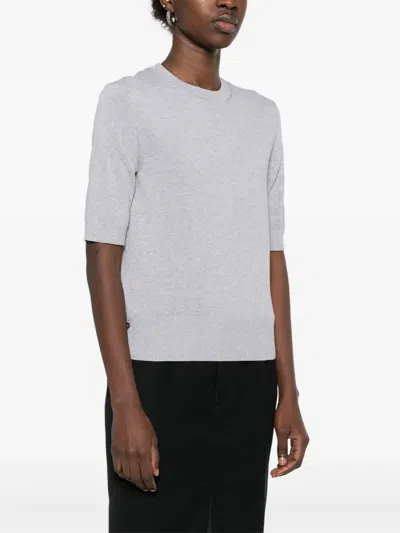 Thom Browne 4-bar Pointelle T-skirt