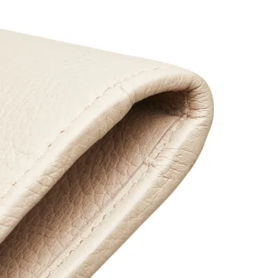 Pre-owned Jimmy Choo Beige Leather Long Wallet (bi-fold) ()