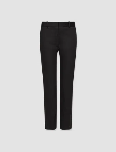 Joseph Light Gabardine Stretch Bing Court Trousers In Black