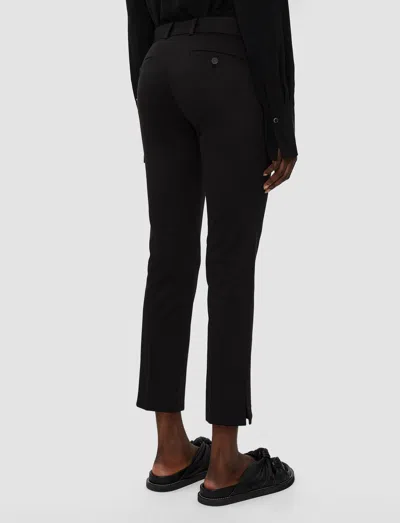 Joseph Light Gabardine Stretch Bing Court Trousers In Black
