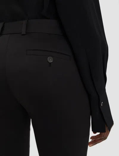Joseph Light Gabardine Stretch Bing Court Trousers In Black