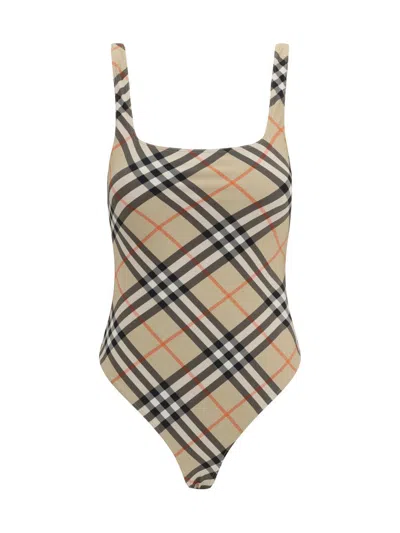 Burberry Check-pattern Swimsuit