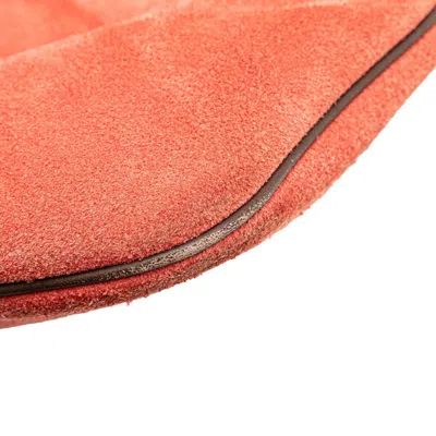 Pre-owned Loewe Brown Red Color Suede Leather Shoulder Bag ()