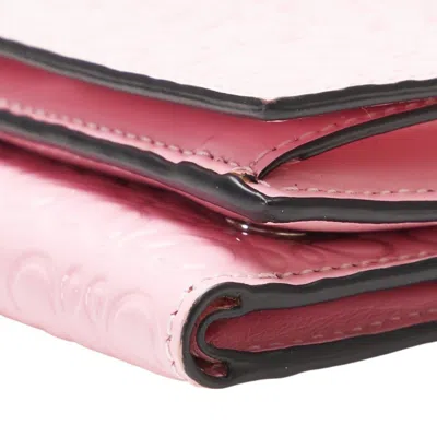 Pre-owned Loewe Pink Leather Wallet (tri-fold) ()