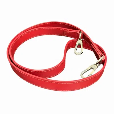 Pre-owned Longchamp Red Color Leather Shoulder Bag Tote Bag ()