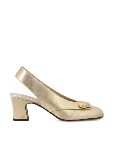 Valentino Adamantine Sling Back Pump