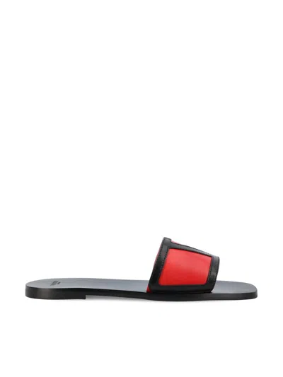 Valentino Viva Superstar Sandals In Red