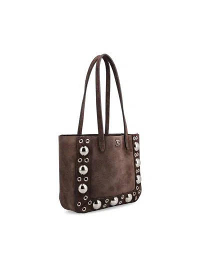 Valentino Studded Tote | Nellcote In Brown