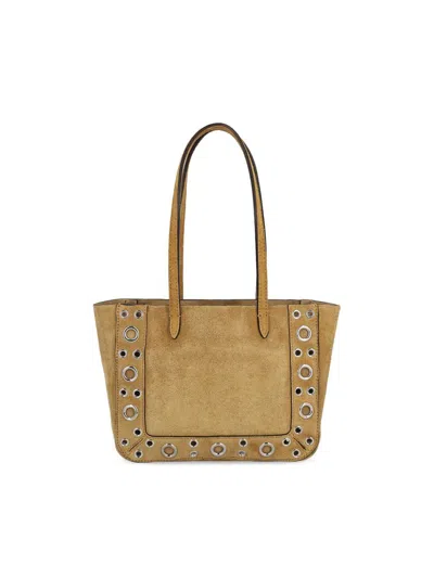 Valentino Garavani Nellcote Mini Suede Leather Tote Bag In Nude