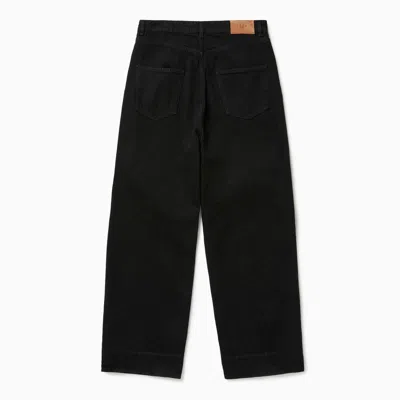 1989 Studio Trousers Denim With Belt Loops Five-pocket Style In Black