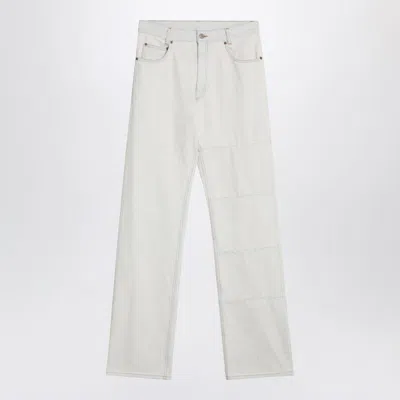 Mm6 Maison Margiela Patched Jeans With Belt Loops