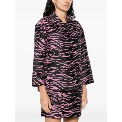 Shop Baum Und Pferdgarten Black  Pink Jackets