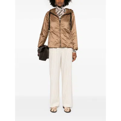 Max Mara The Cube The Cube Jacket With Cameluxe Padding In Orange