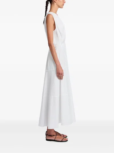 Proenza Schouler White Label Kailey Stretch Poplin Maxi Dress