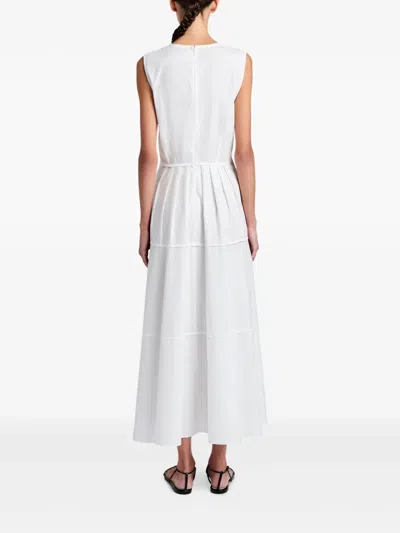 Proenza Schouler White Label Kailey Stretch Poplin Maxi Dress