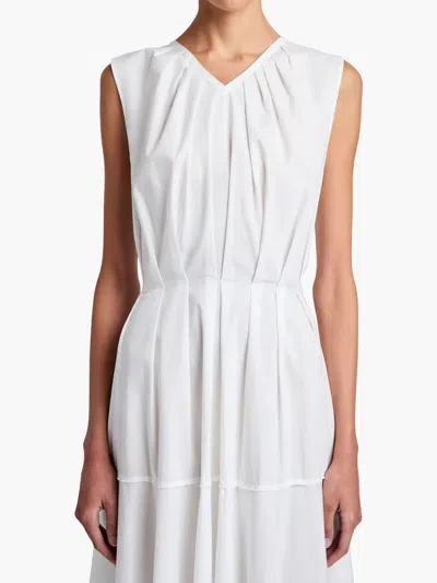 Proenza Schouler White Label Kailey Stretch Poplin Maxi Dress