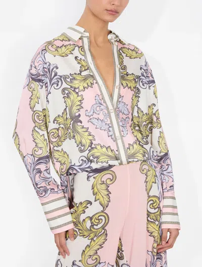 Alice And Olivia Lane Oversized Button Down