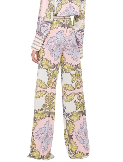 Alice And Olivia Athena Flared Wide Leg Pants Day Dreamer
