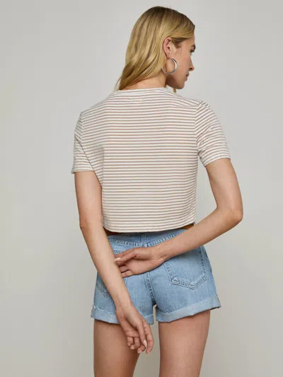 L'agence Jazzy Cuffed Denim Short