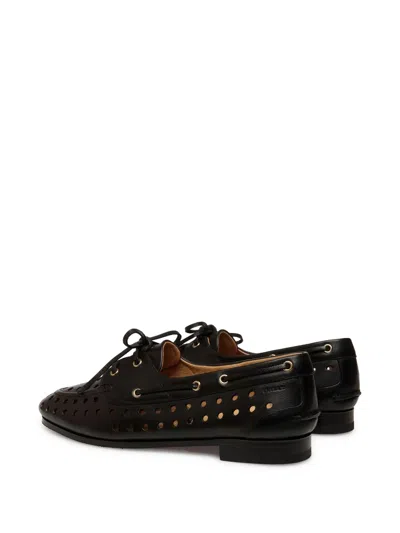 Bally Parcy Fo Loafers In Black Leather In Black