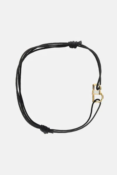 Aliita Letra B Am.v Bracelet In Black