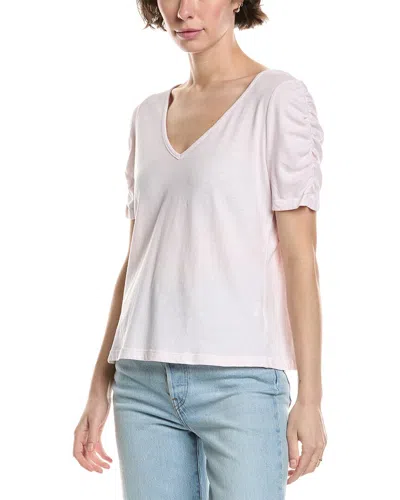 Michael Stars Josie Ruched Sleeve T-shirt