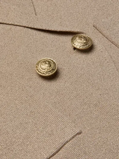 L Agence Sofia Knit Blazer In Neutral