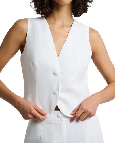 Onia Air Linen-blend Relaxed Vest