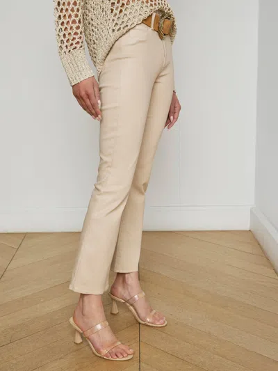 L Agence Tati Coated Bootcut Jean