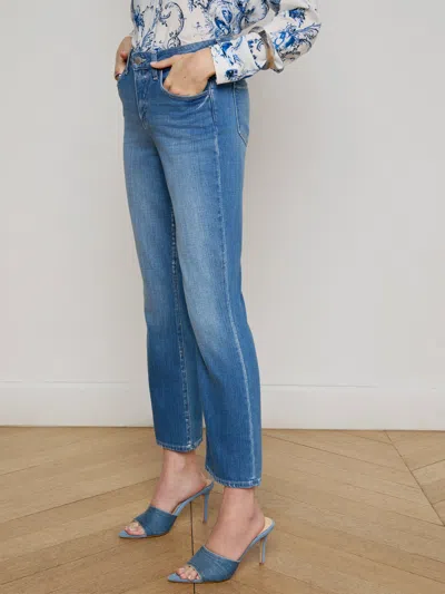 L Agence Tati Cropped Micro Boot Jean