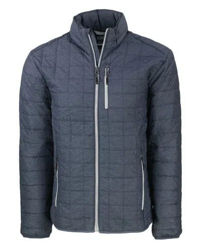 Cutter & Buck Rainier Primaloft Mens Big And Tall Eco Insulated Puffer Jacket In Blue