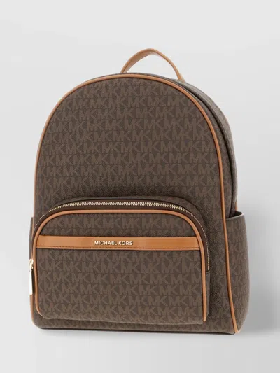 Michael Kors Printed Design Leather Backpack