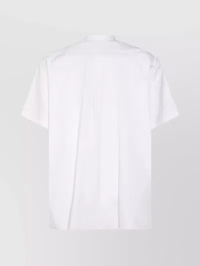 Comme Des Garçons Casual Shirt With Button-down Collar And Embroidered Detail