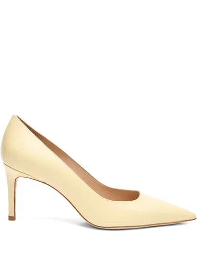 Stuart Weitzman 75mm Stuart Power Pumps In Yellow