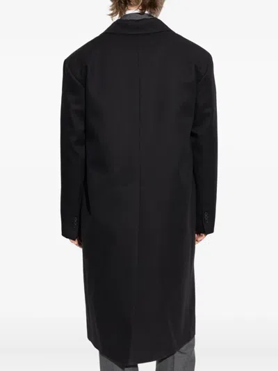 Dsquared2 Evening Double Breast Coat In Black