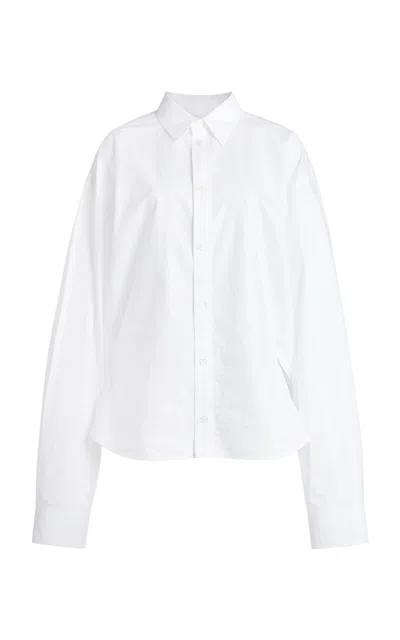 Balenciaga Outerwear Shirt And Blouse White In White