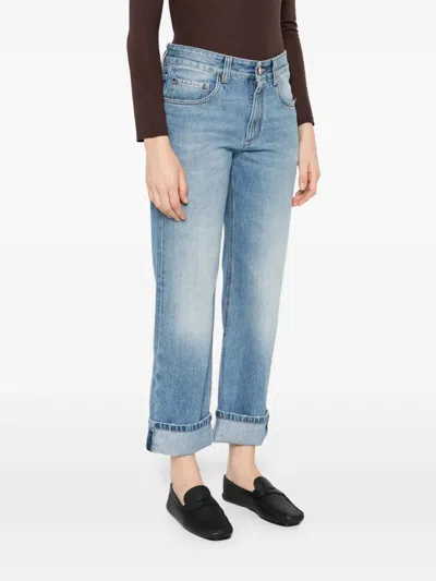 Brunello Cucinelli Denim Straight-leg Jeans In Blue