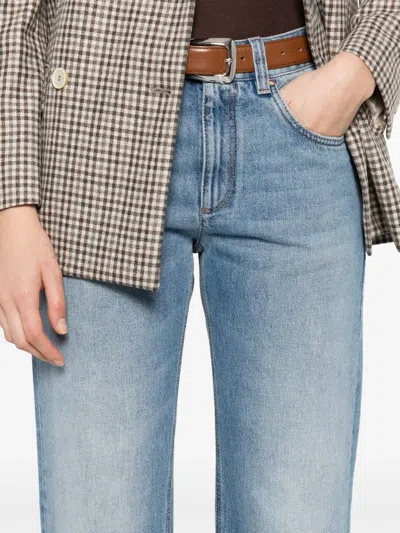 Brunello Cucinelli Denim Straight-leg Jeans In Blue