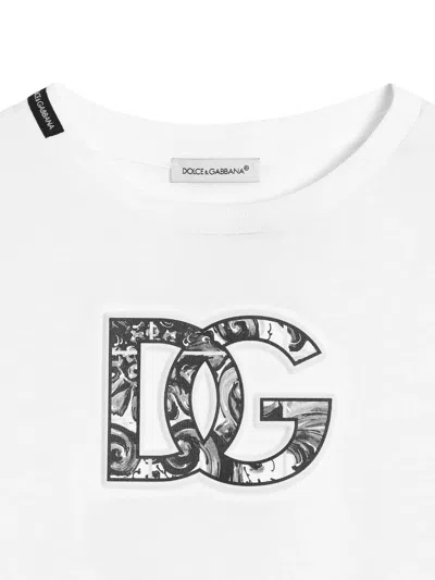 Dolce & Gabbana Dg Logo-print Jersey T-shirt