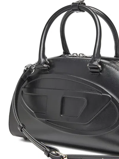 Diesel 1dr Dome Tote Bag In Black