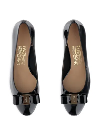 Ferragamo Vara Soft' Pumps In Black
