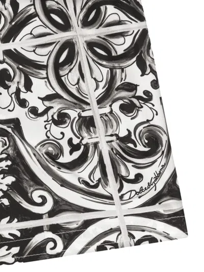 Dolce & Gabbana Majolica-print Canvas Medium Boxer Shorts