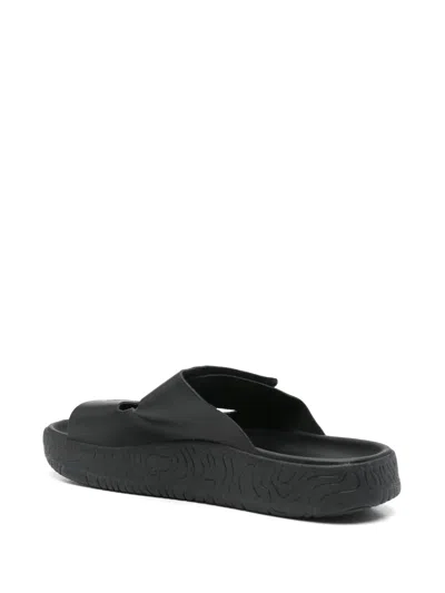 Veja Double Strap Leather Slippers