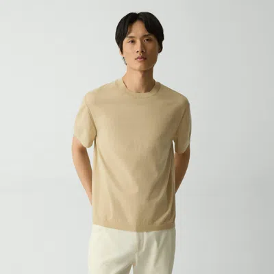 Theory Relaxed Crewneck Tee In Cotton Light Twist