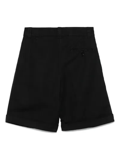 Aspesi Cotton And Linen Gabardine Bermuda Shorts