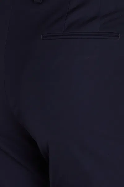 Pt Torino Stretch Viscose Trousers With Front And Back Pockets