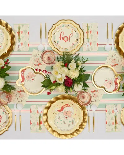 Sophistiplate Vintage Santa 88pc Table Setting - Service For 16