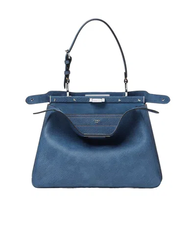 Fendi Women Peekaboo Soft M Cuoio Romano D In Multi